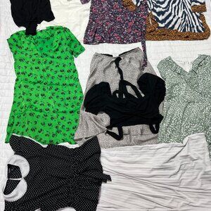 10 Pieces Bundle Women's Skirt,Top, Dress, Blouse Sz, S, M